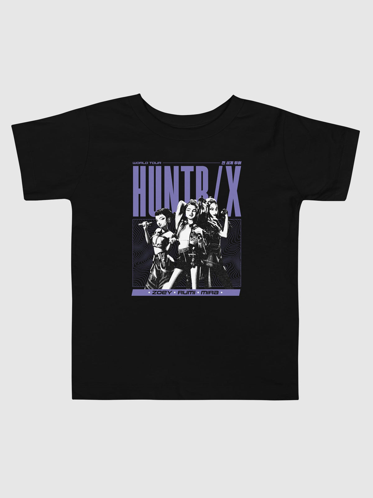 KPop Demon Hunters HUNTR/X World Tour Toddler T-Shirt