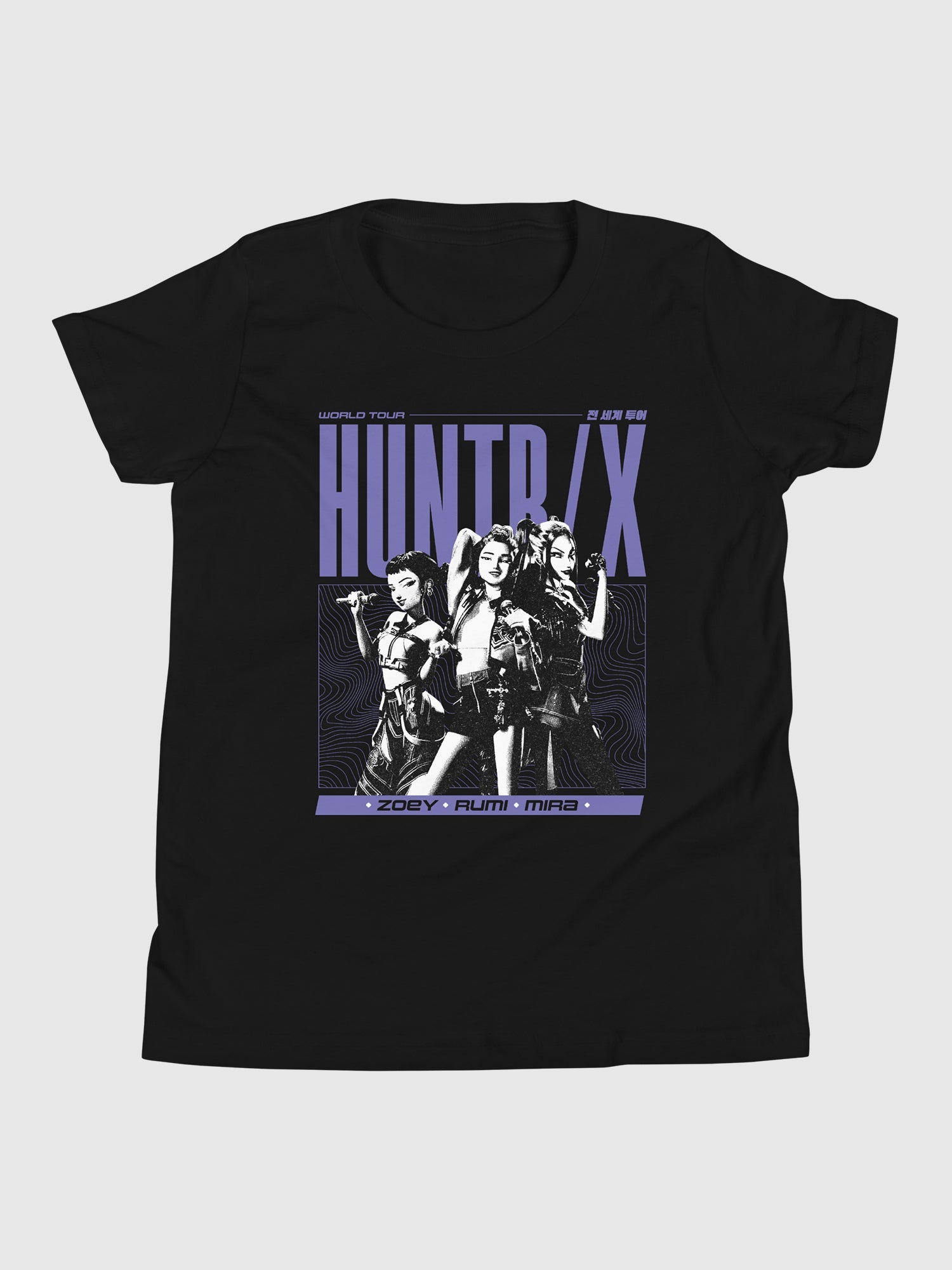 KPop Demon Hunters HUNTR/X World Tour Kids T-Shirt