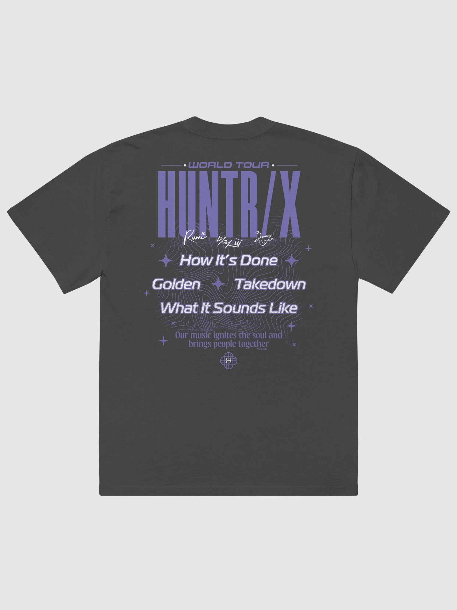 KPop Demon Hunters HUNTR/X World Tour Oversized T-Shirt