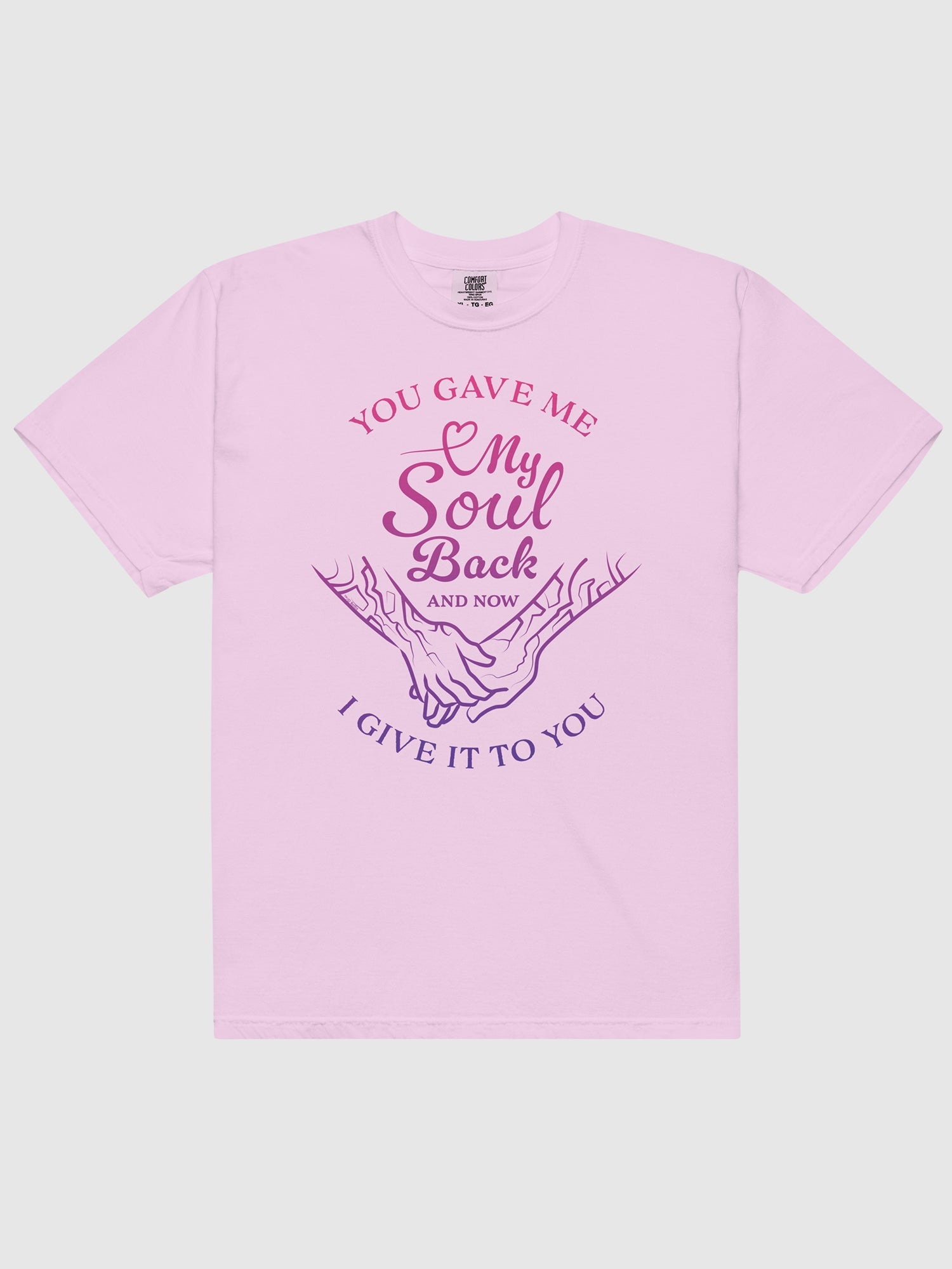 KPop Demon Hunters You Gave Me My Soul Back Comfort Colors T-Shirt