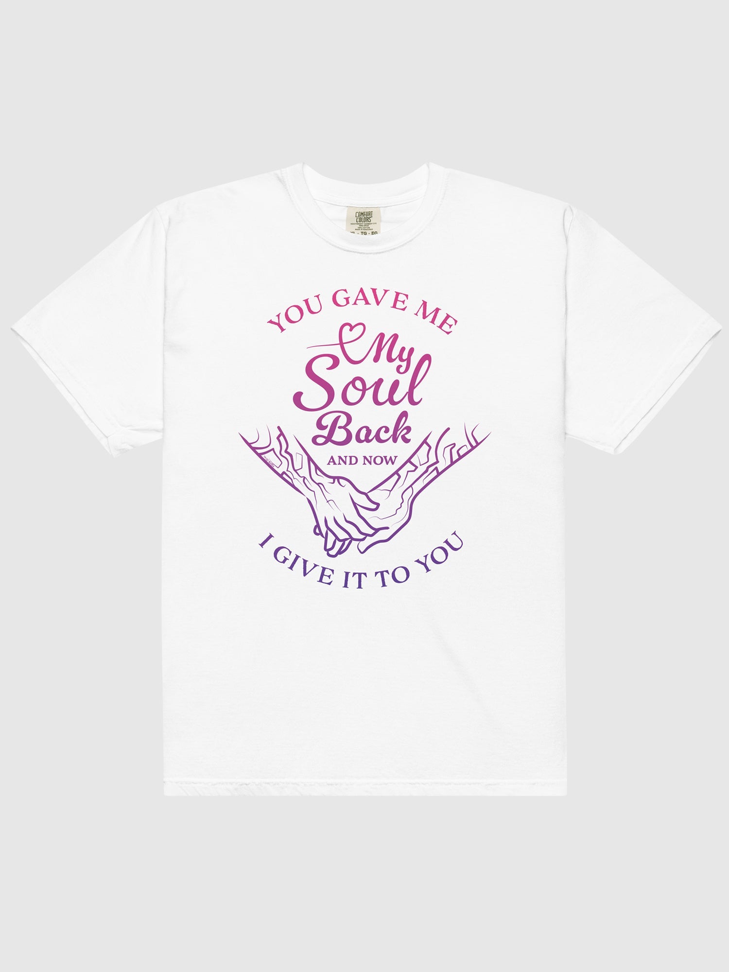 KPop Demon Hunters You Gave Me My Soul Back Comfort Colors T-Shirt