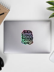 KPop Demon Hunters Your Voice Your Song Holographic Sticker