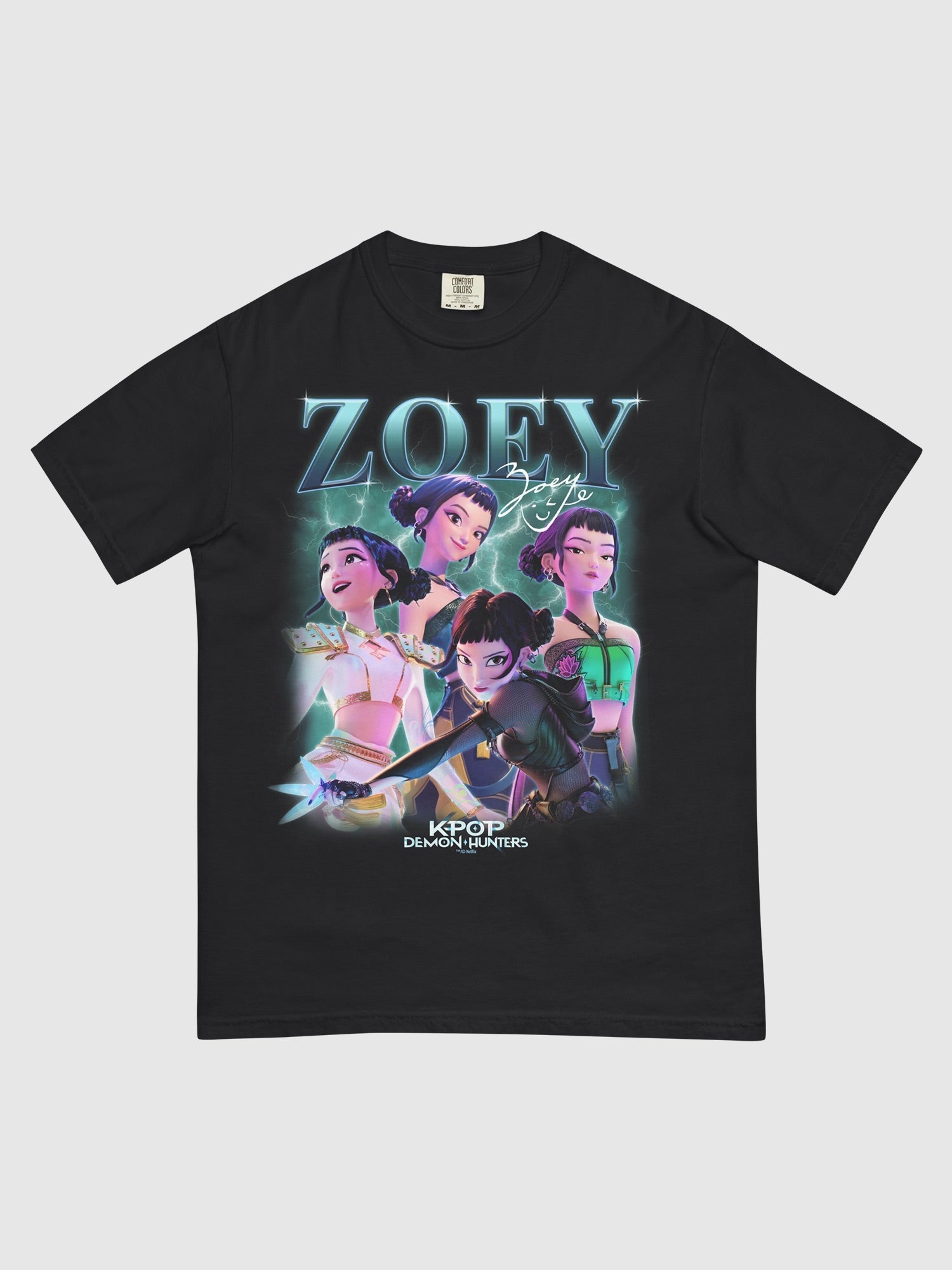 KPop Demon Hunters Zoey Heartthrob Comfort Colors T-Shirt