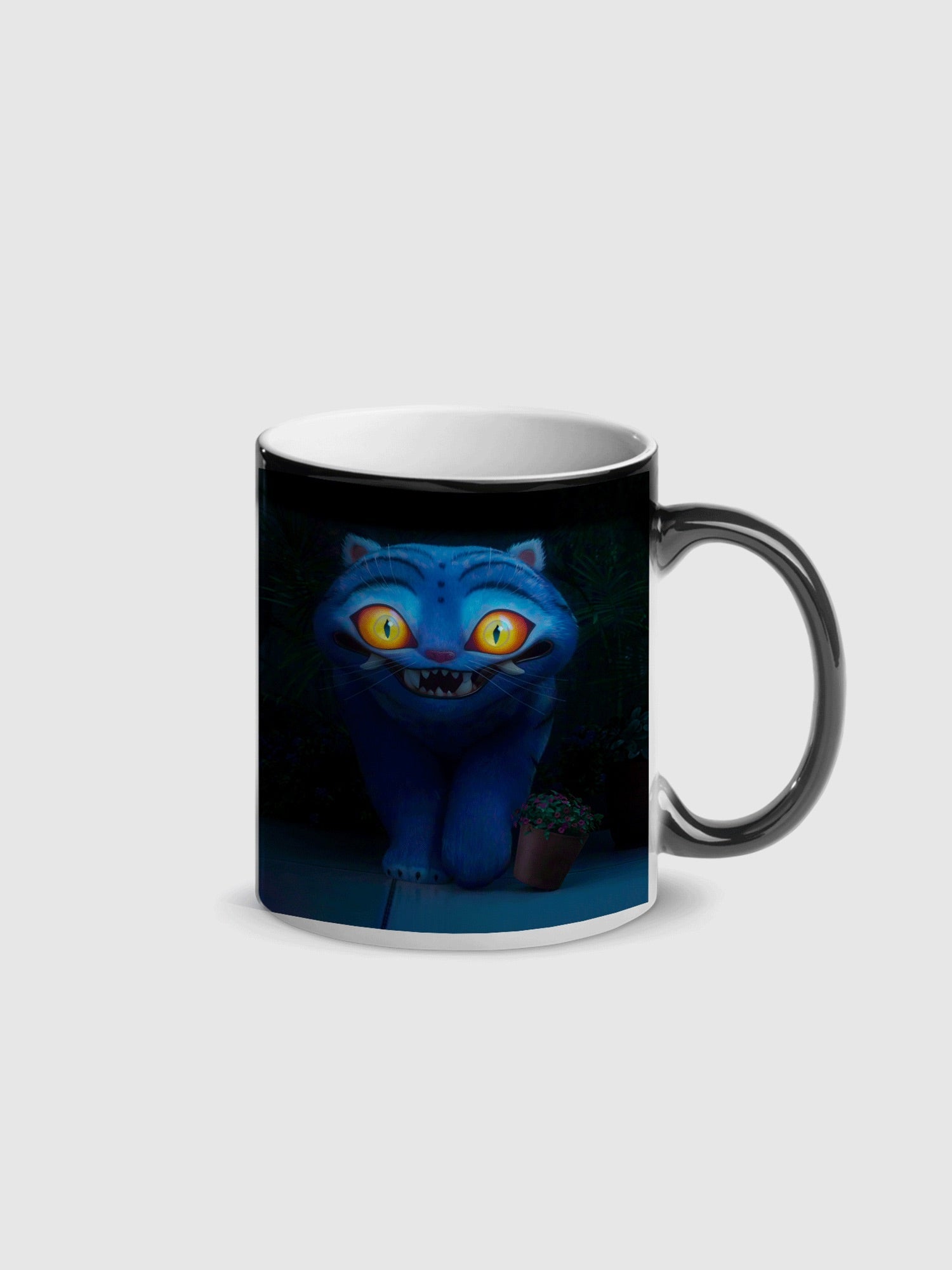KPop Demon Hunters Heat Activated Mug Derpy Tiger
