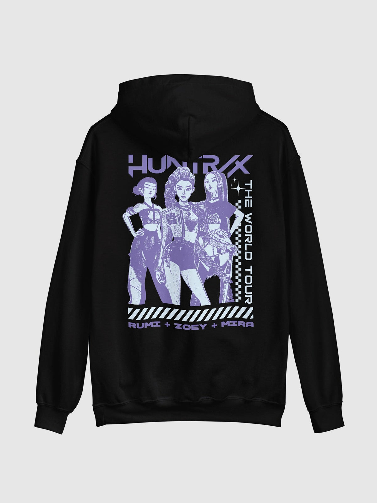 KPop Demon Hunters Hoodie HUNTR/X The World Tour