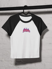 KPop Demon Hunters Embroidered Women's Raglan Baby Tee "Your Idol"