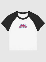 KPop Demon Hunters Embroidered Women's Raglan Baby Tee "Your Idol"