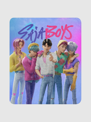 KPop Demon Hunters SAJA BOYS Sherpa Blanket