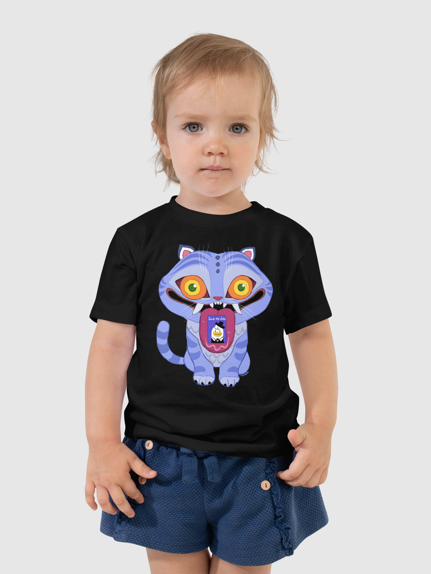 KPop Demon Hunters Derpy Tiger Toddler T-Shirt