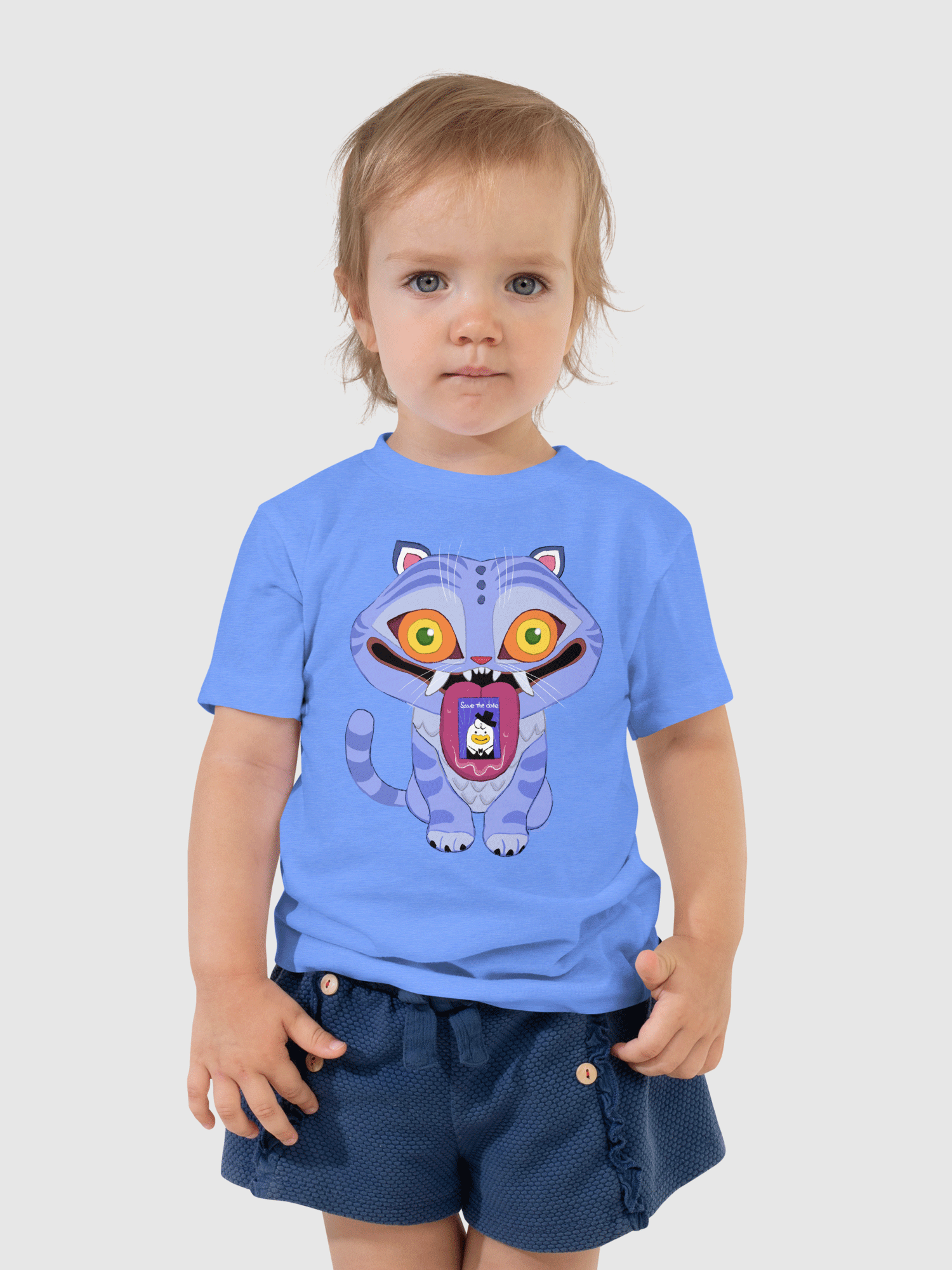 KPop Demon Hunters Derpy Tiger Toddler T-Shirt