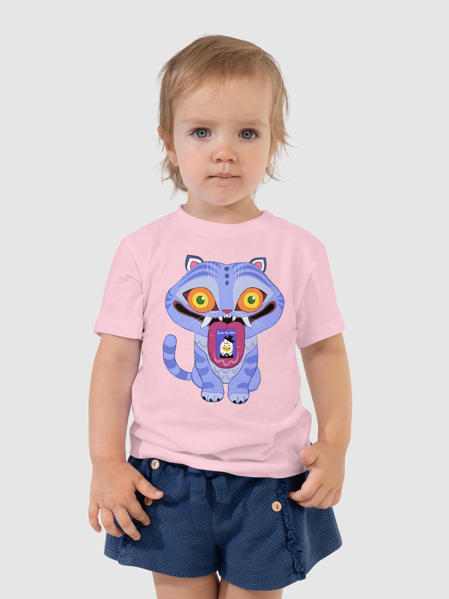 KPop Demon Hunters Derpy Tiger Toddler T-Shirt