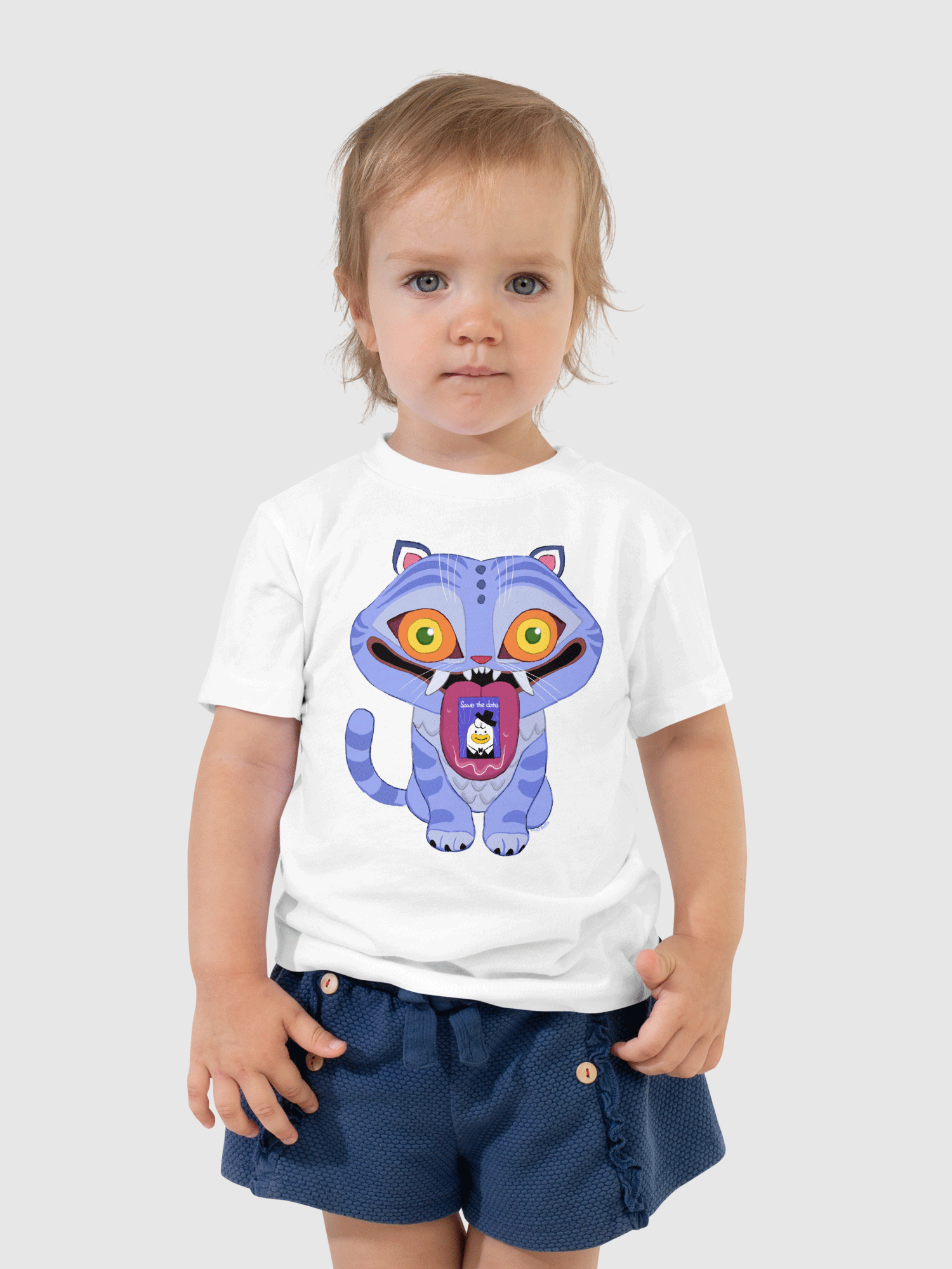 KPop Demon Hunters Derpy Tiger Toddler T-Shirt
