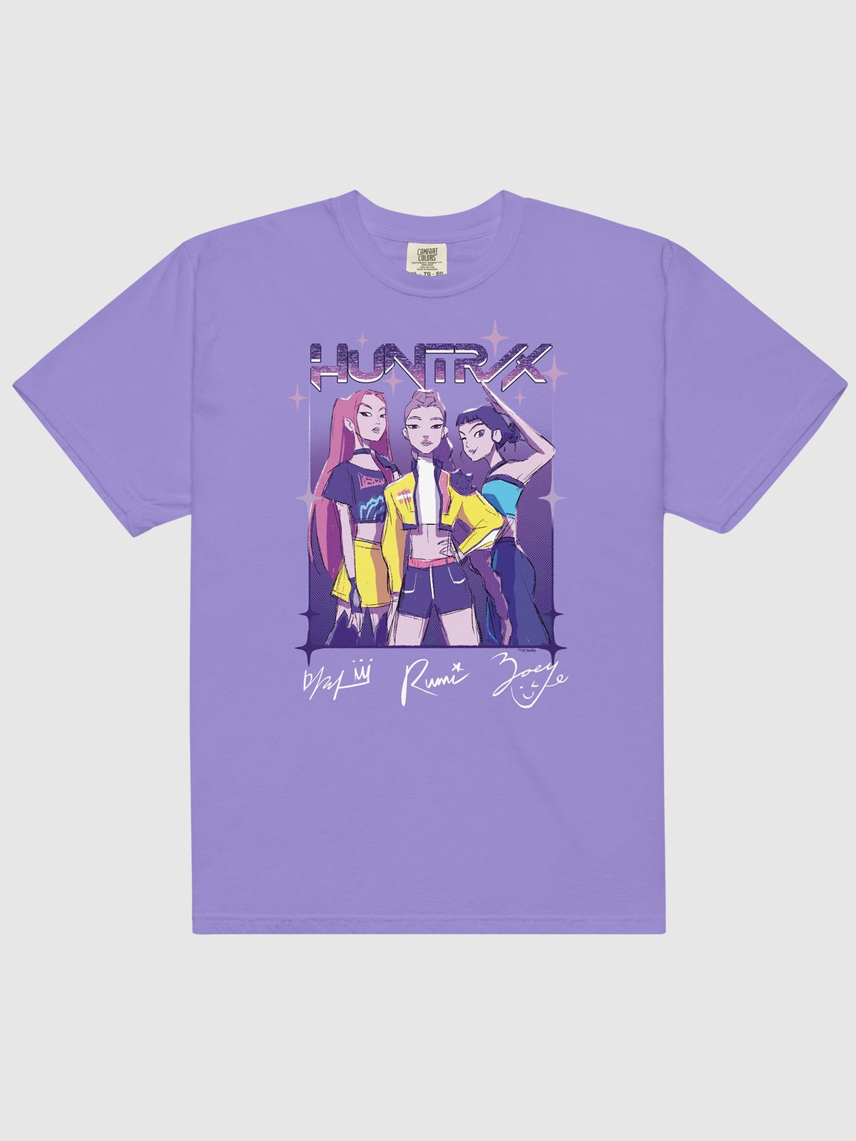 KPop Demon Hunters HUNTR/X Unisex Comfort Colors T-Shirt