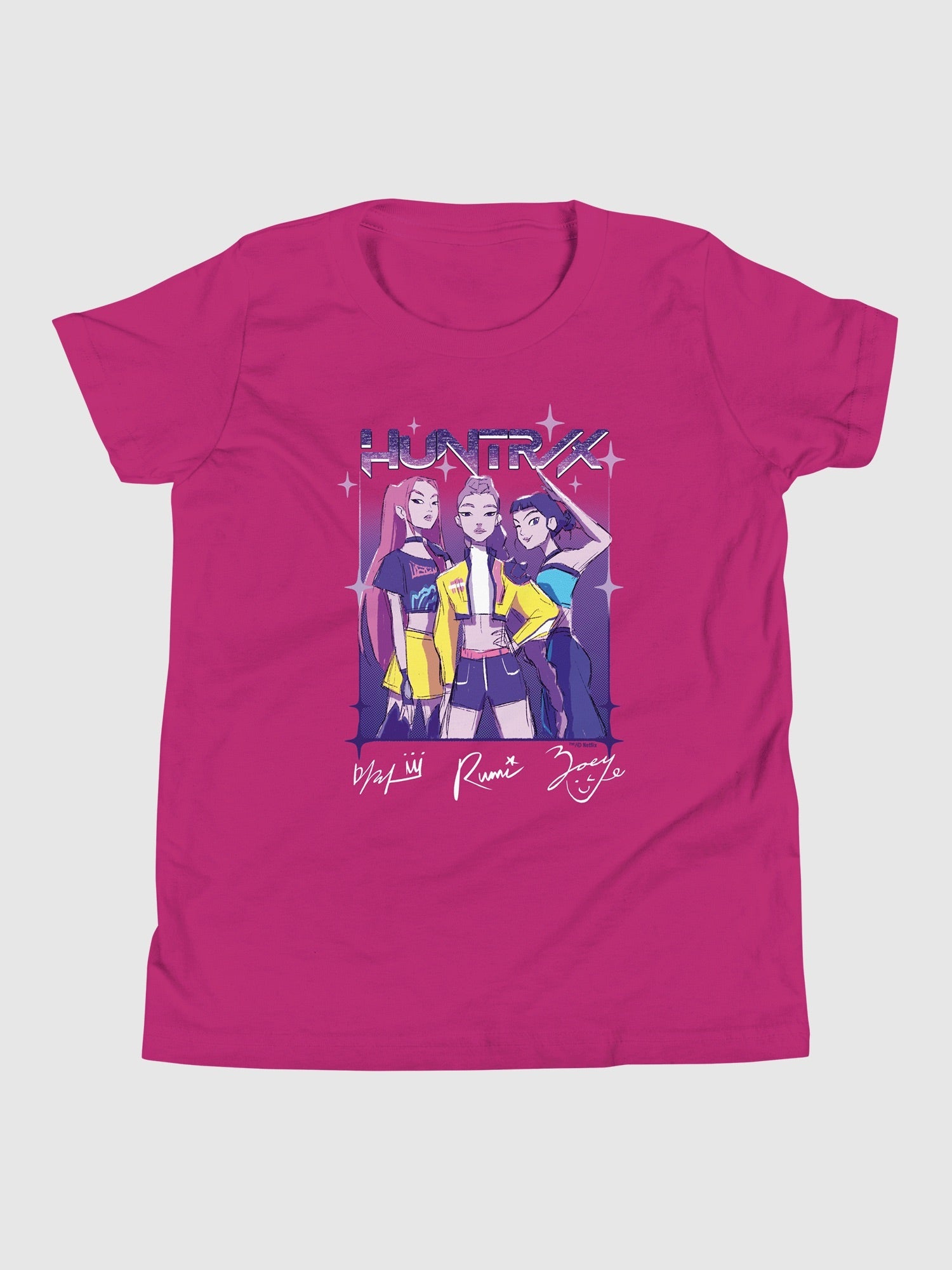 KPop Demon Hunters HUNTR/X Sketch Kids T-Shirt