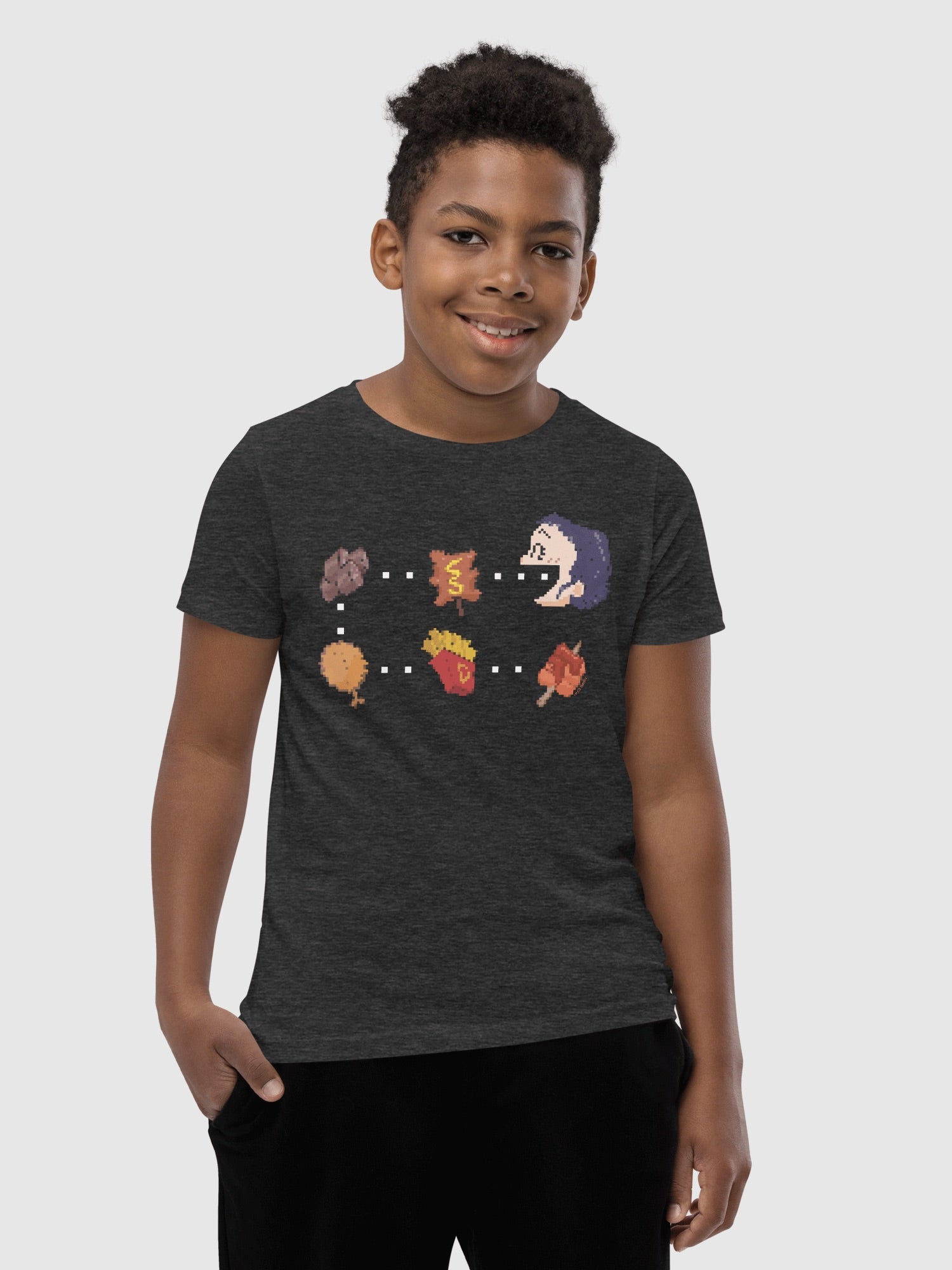 KPop Demon Hunters Zoey Snacks Kids T-Shirt