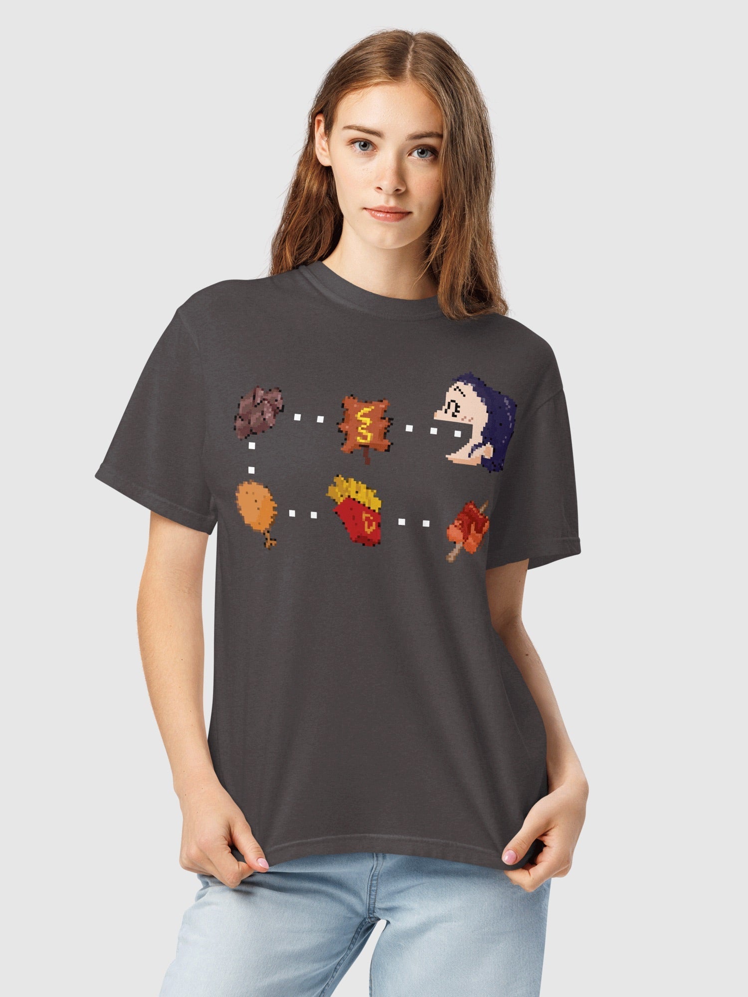 KPop Demon Hunters Zoey Snacks Comfort Colors T-Shirt