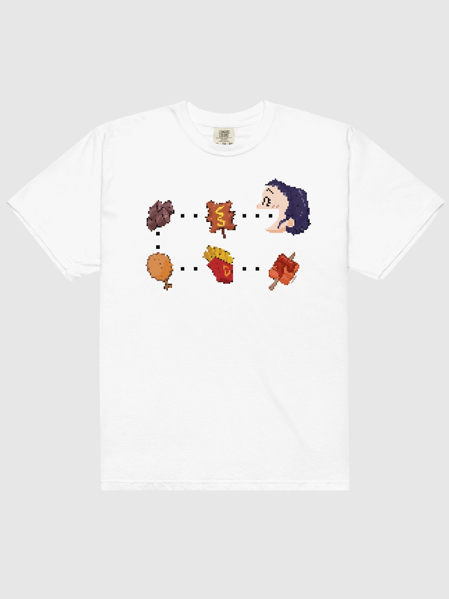 KPop Demon Hunters Zoey Snacks Comfort Colors T-Shirt