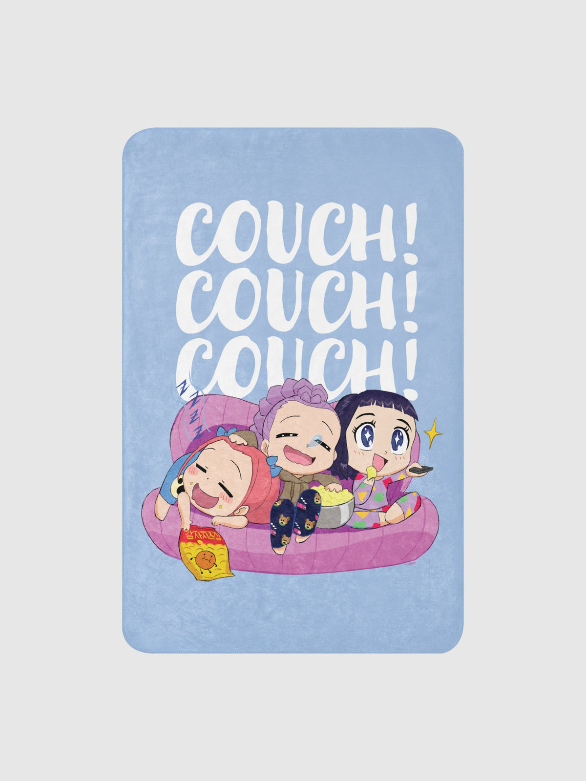 KPop Demon Hunters Couch! Couch! Couch! Sherpa Blanket