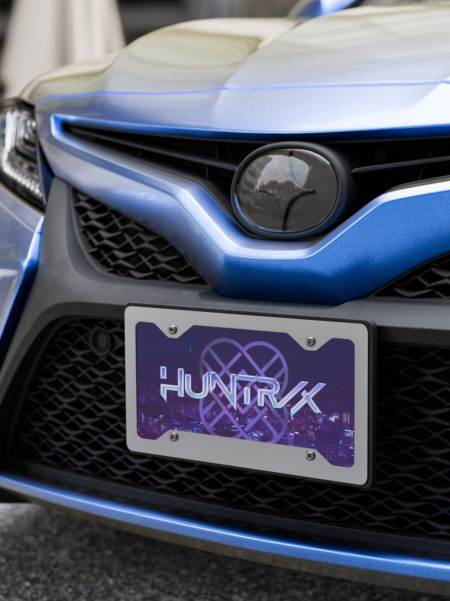 KPop Demon Hunters HUNTR/X Logo Vanity Plate