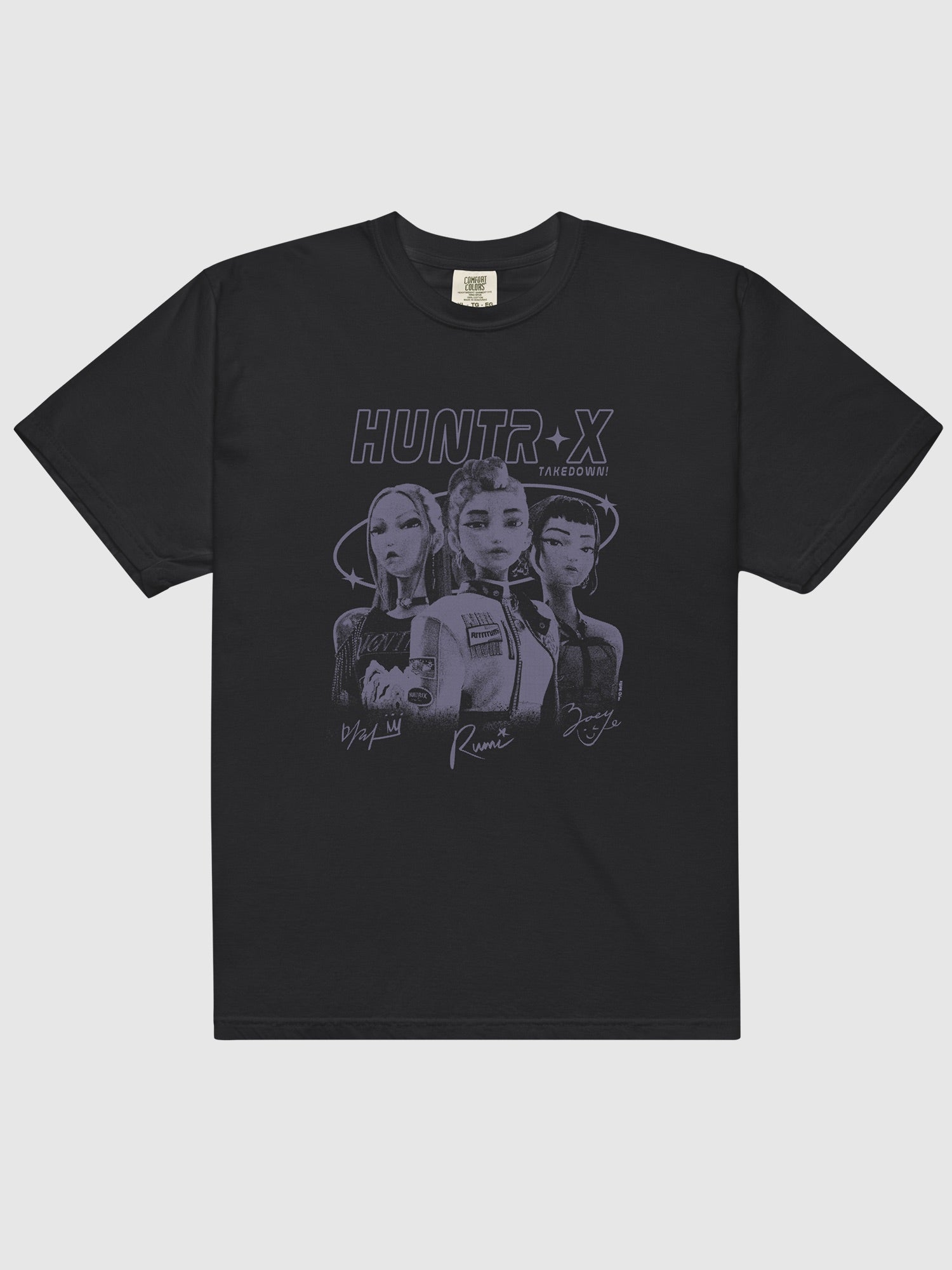 KPop Demon Hunters HUNTR/X Takedown Comfort Colors T-Shirt