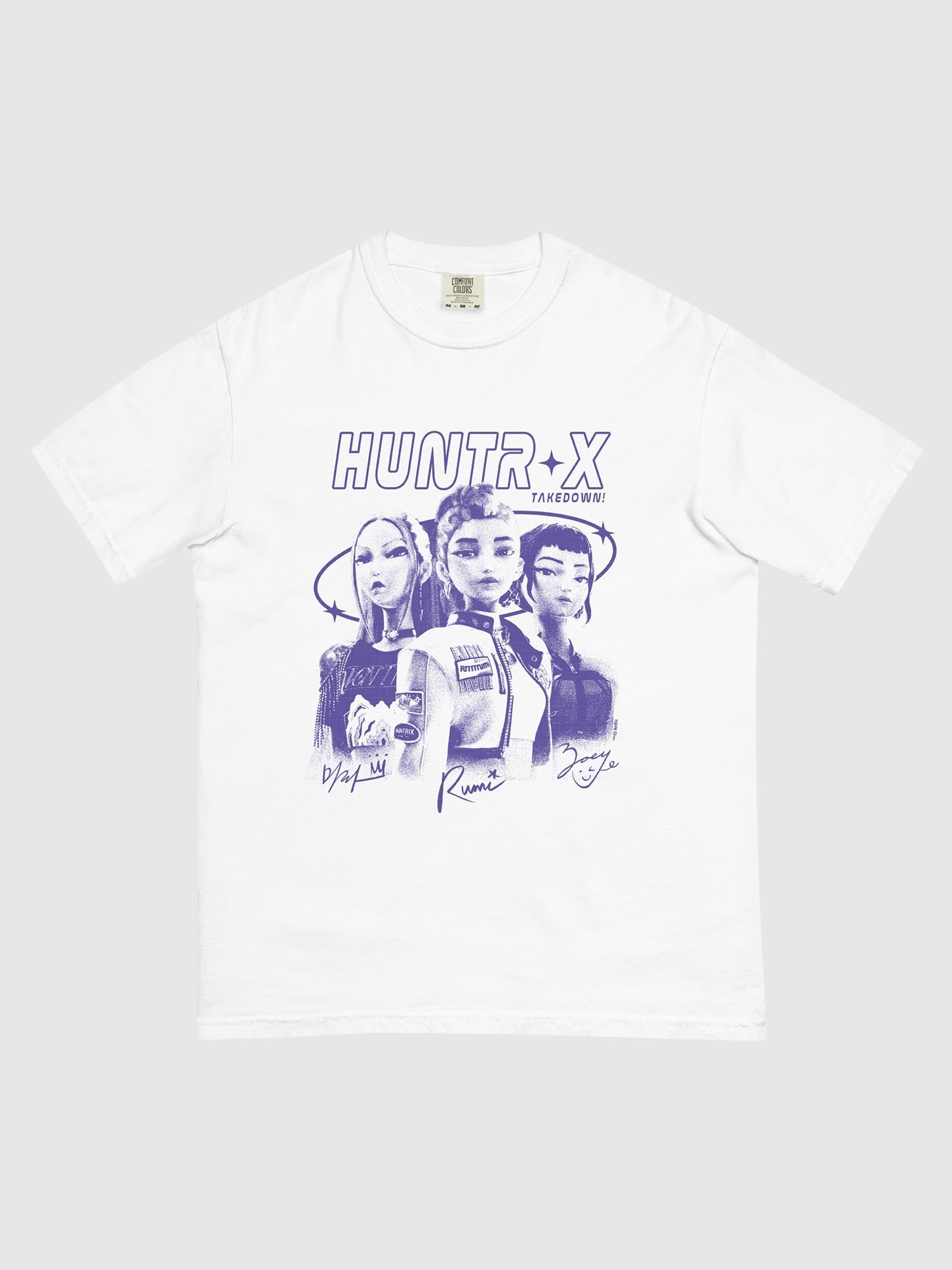 KPop Demon Hunters HUNTR/X Takedown Comfort Colors T-Shirt