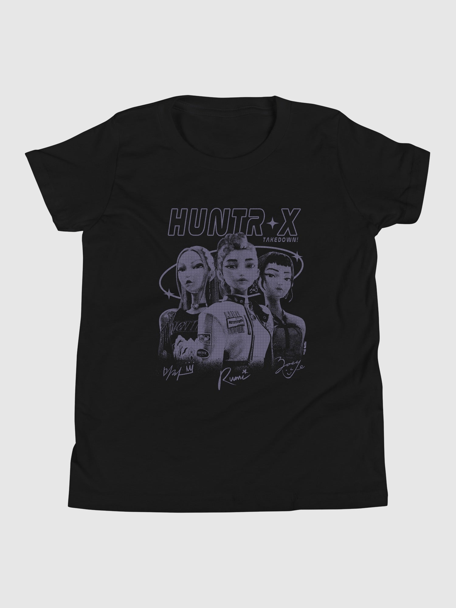 KPop Demon Hunters HUNTR/X Takedown Kids T-Shirt