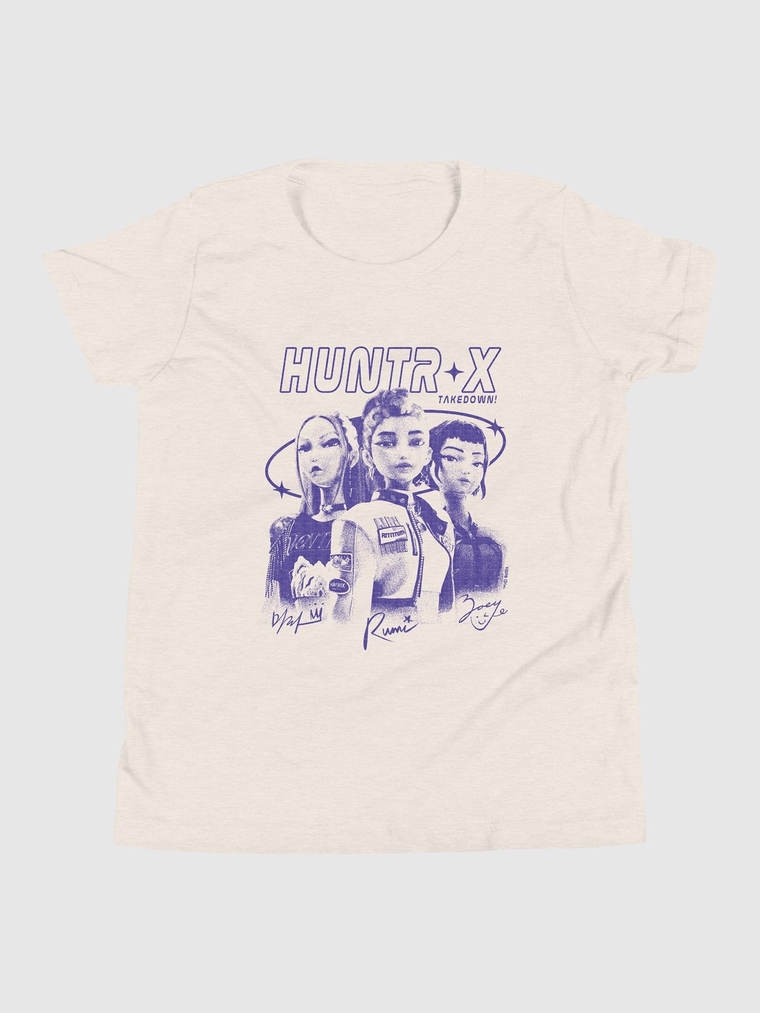 KPop Demon Hunters HUNTR/X Takedown Kids T-Shirt