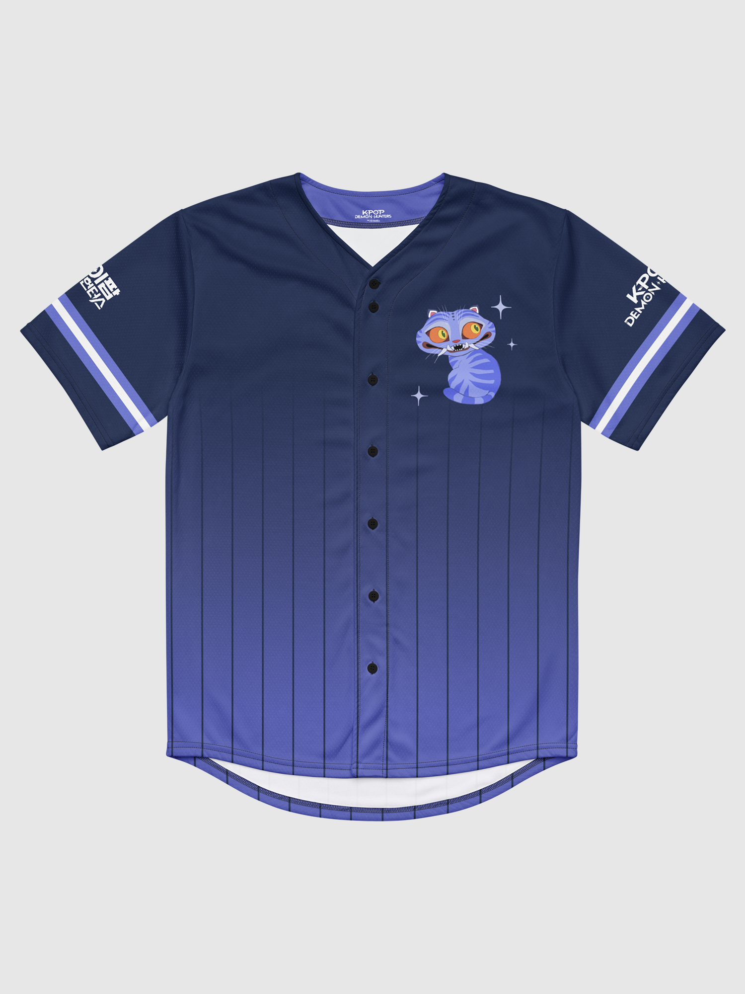 KPop Demon Hunters Derpy Tiger Baseball Jersey