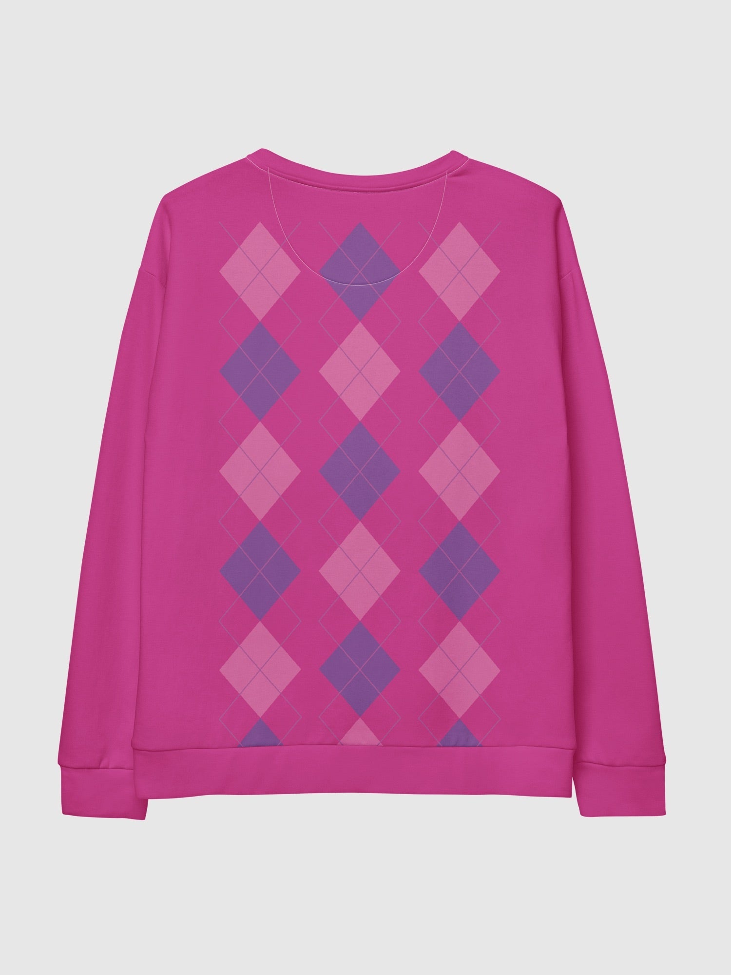 KPop Demon Hunters Baby Saja's Argyle Crewneck Sweatshirt