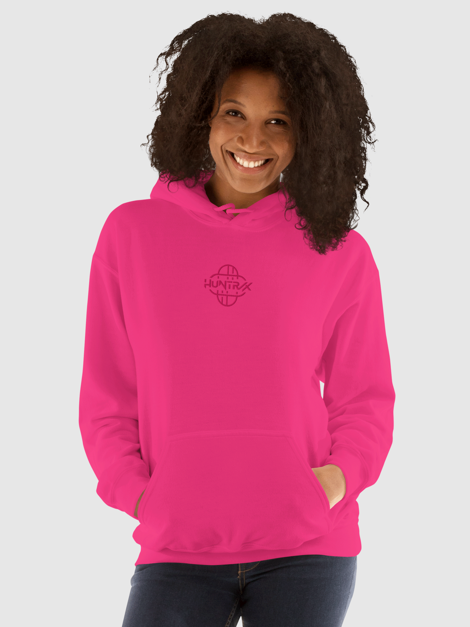 KPop Demon Hunters Rumi's Pink Embroidered Hoodie