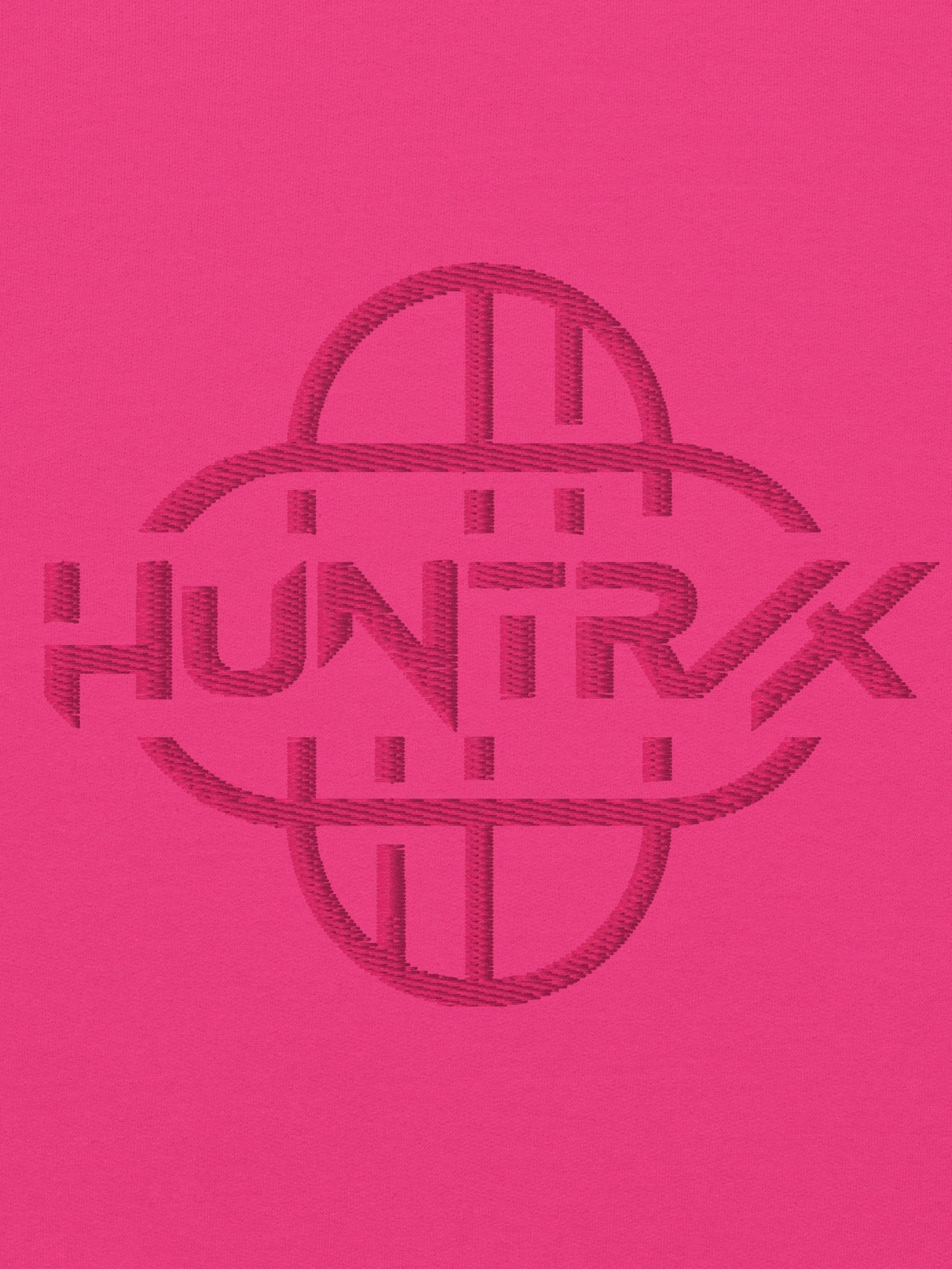 KPop Demon Hunters Rumi's Pink Embroidered Hoodie