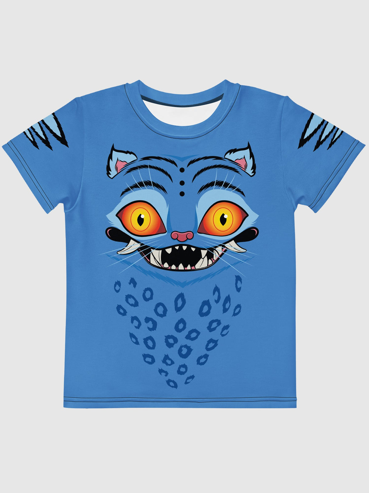 KPop Demon Hunters Kids T-Shirt Derpy Tiger Stripes