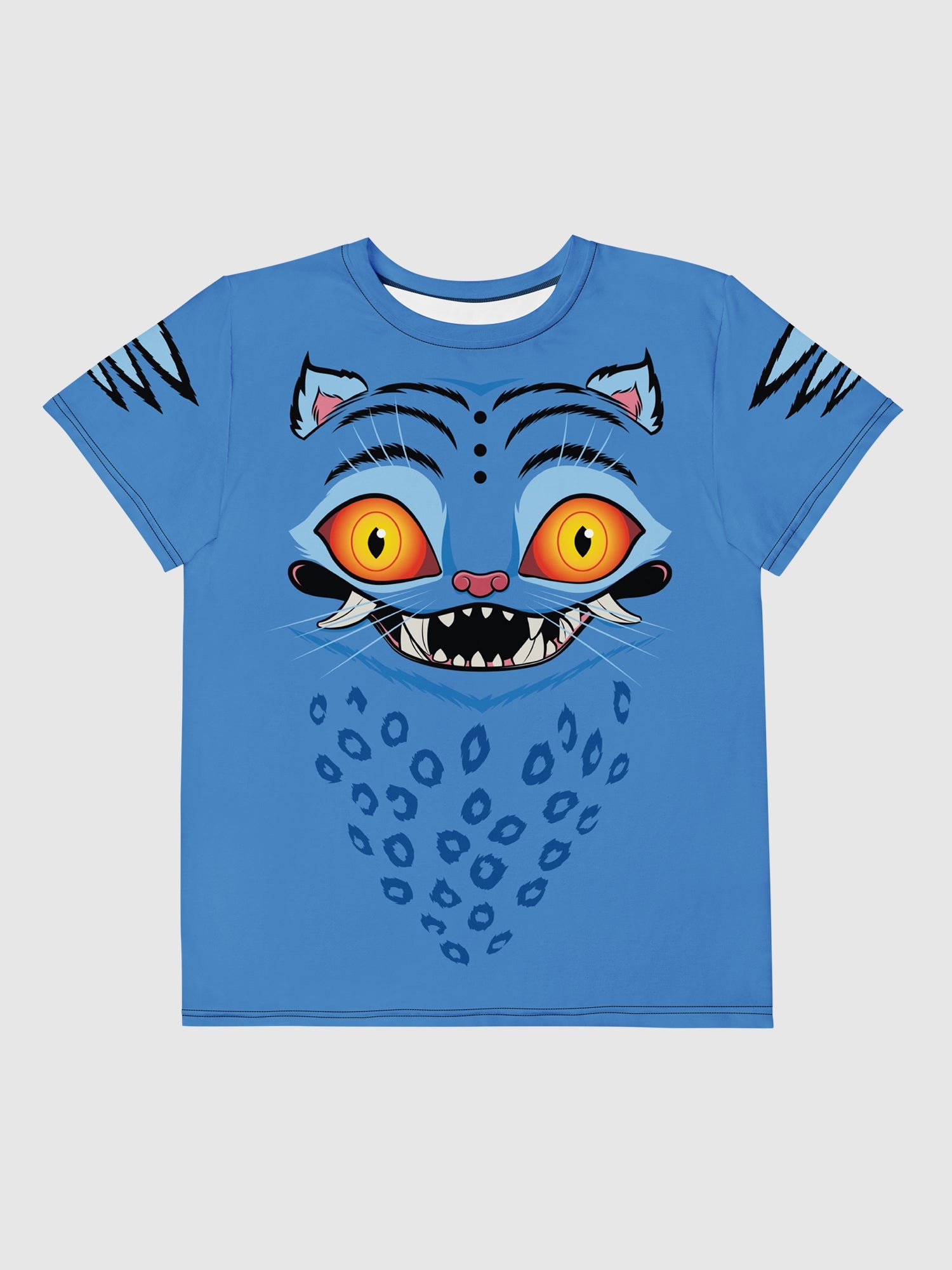 KPop Demon Hunters Youth T-Shirt Derpy Tiger Stripes