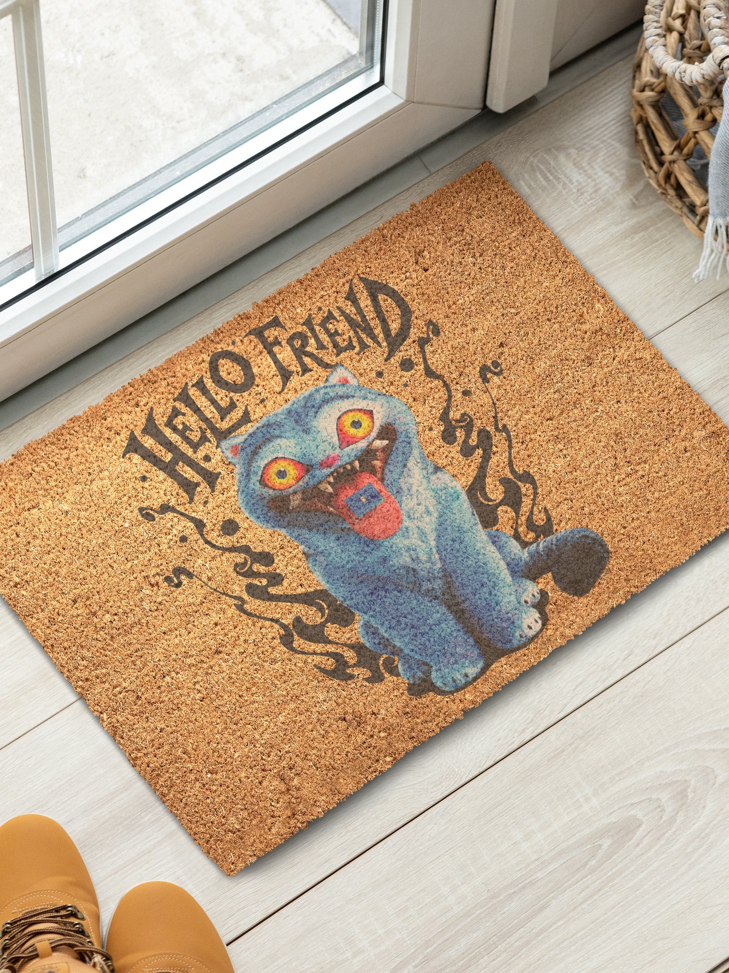 KPop Demon Hunters Doormat Derpy Tiger