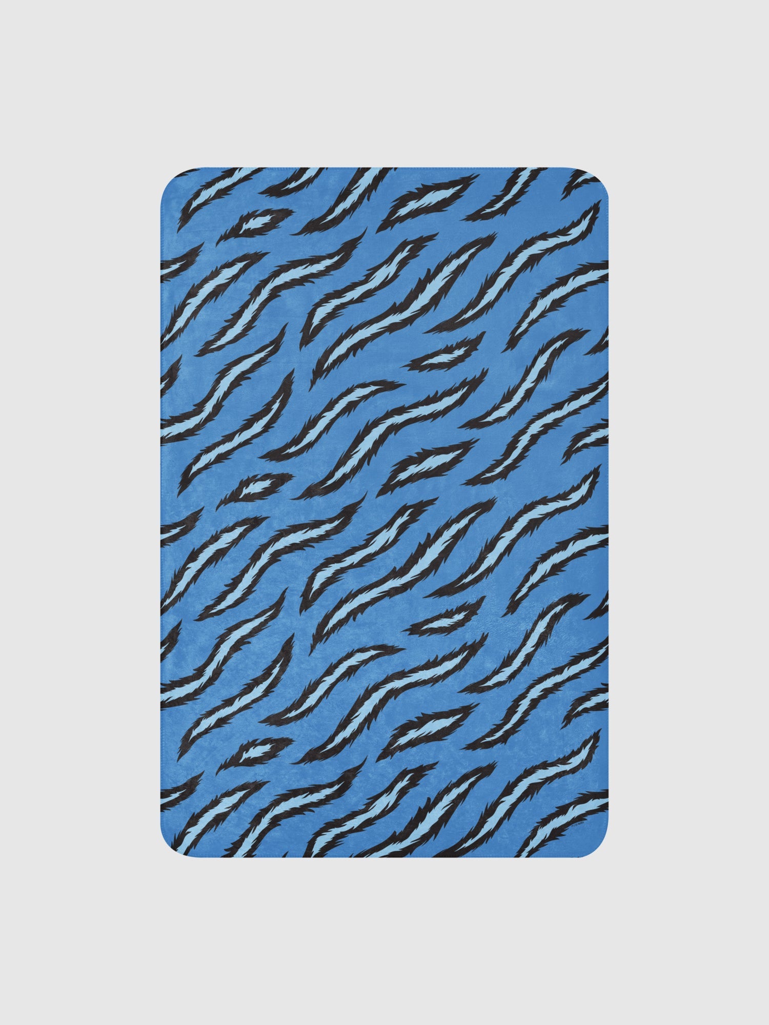 KPop Demon Hunters Sherpa Blanket Derpy Tiger Stripes
