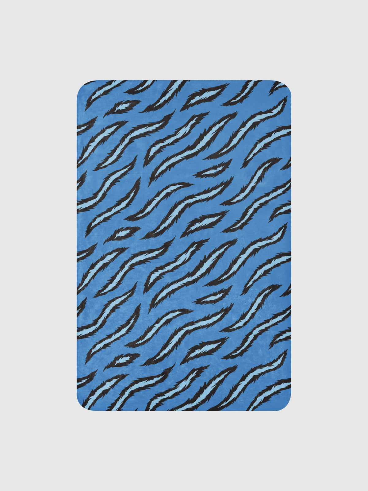 KPop Demon Hunters Sherpa Blanket Derpy Tiger Stripes