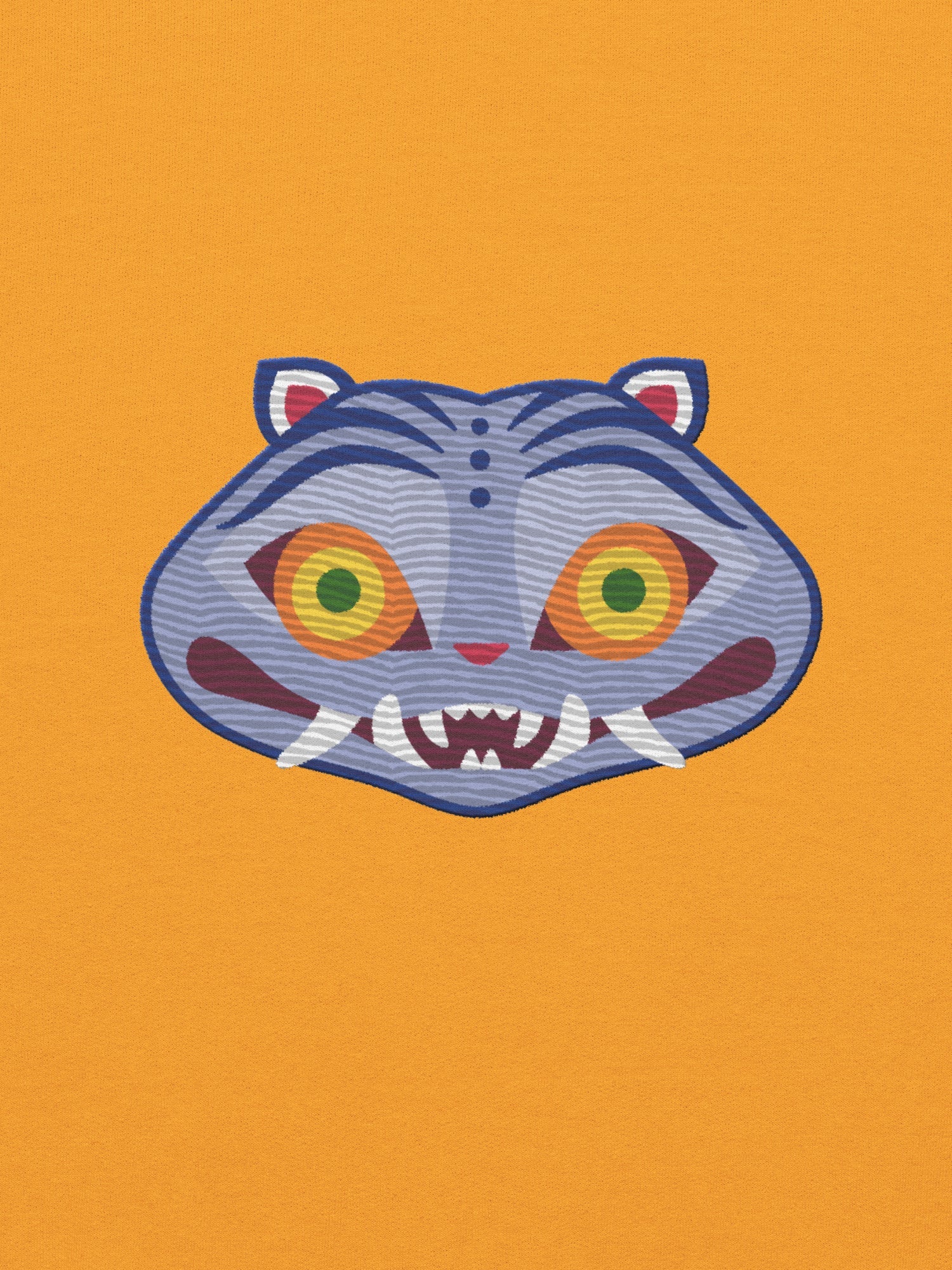 KPop Demon Hunters Derpy Tiger Embroidered Hoodie