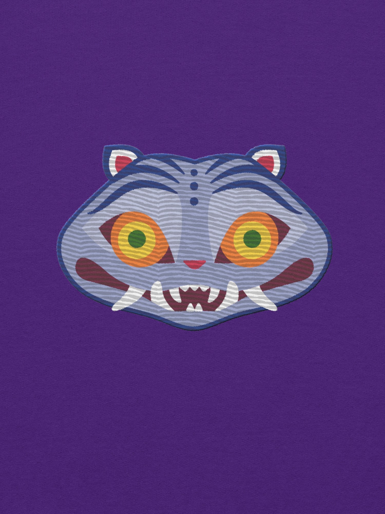 KPop Demon Hunters Derpy Tiger Embroidered Sweatshirt