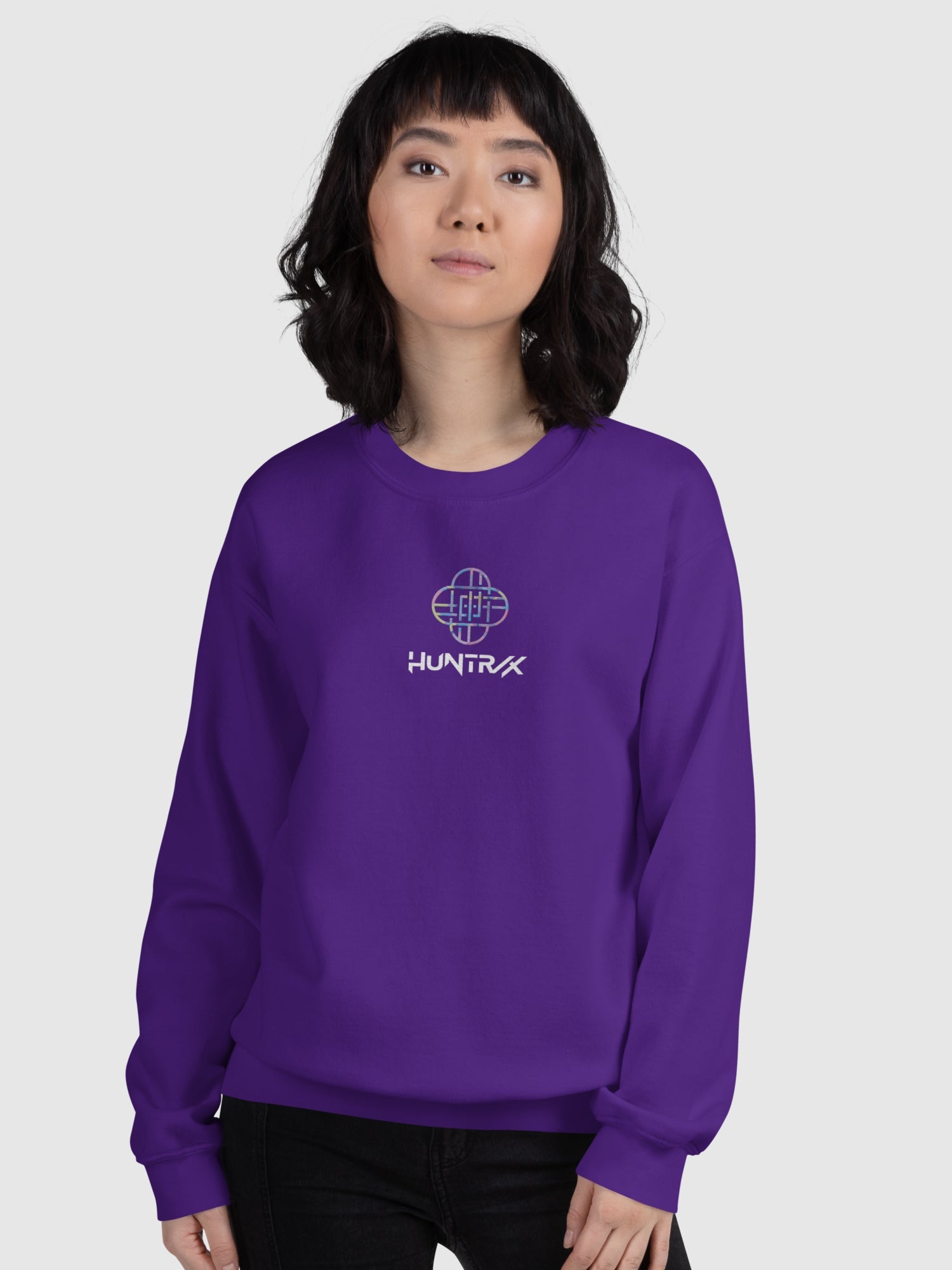 KPop Demon Hunters HUNTR/X Embroidered Crewneck Sweatshirt