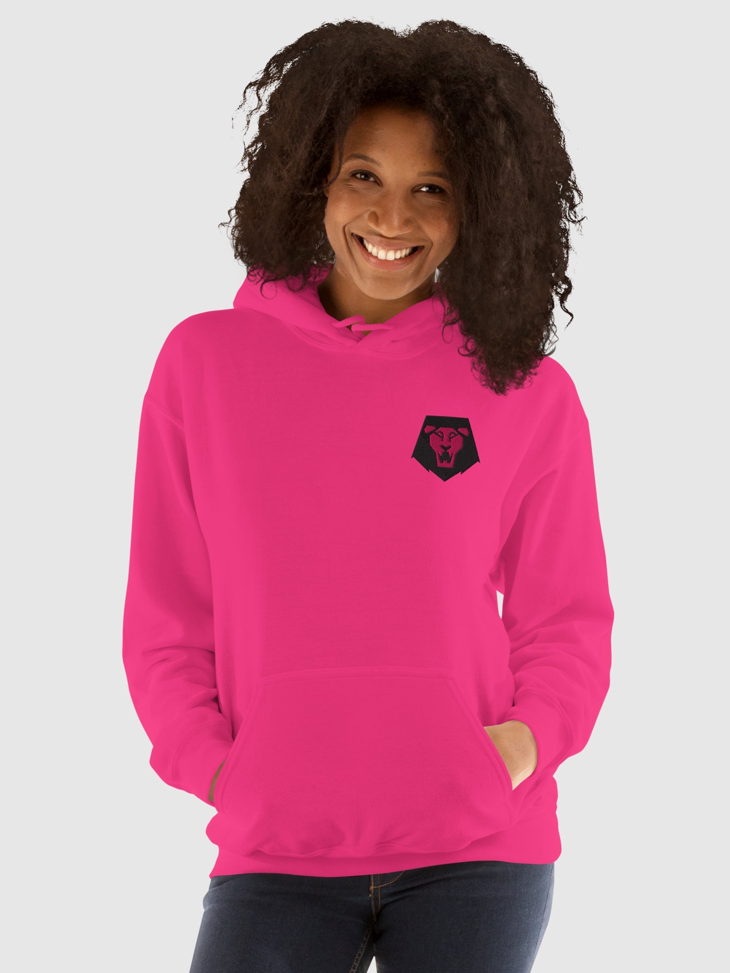 KPop Demon Hunters SAJA BOYS Lion Embroidered Hoodie