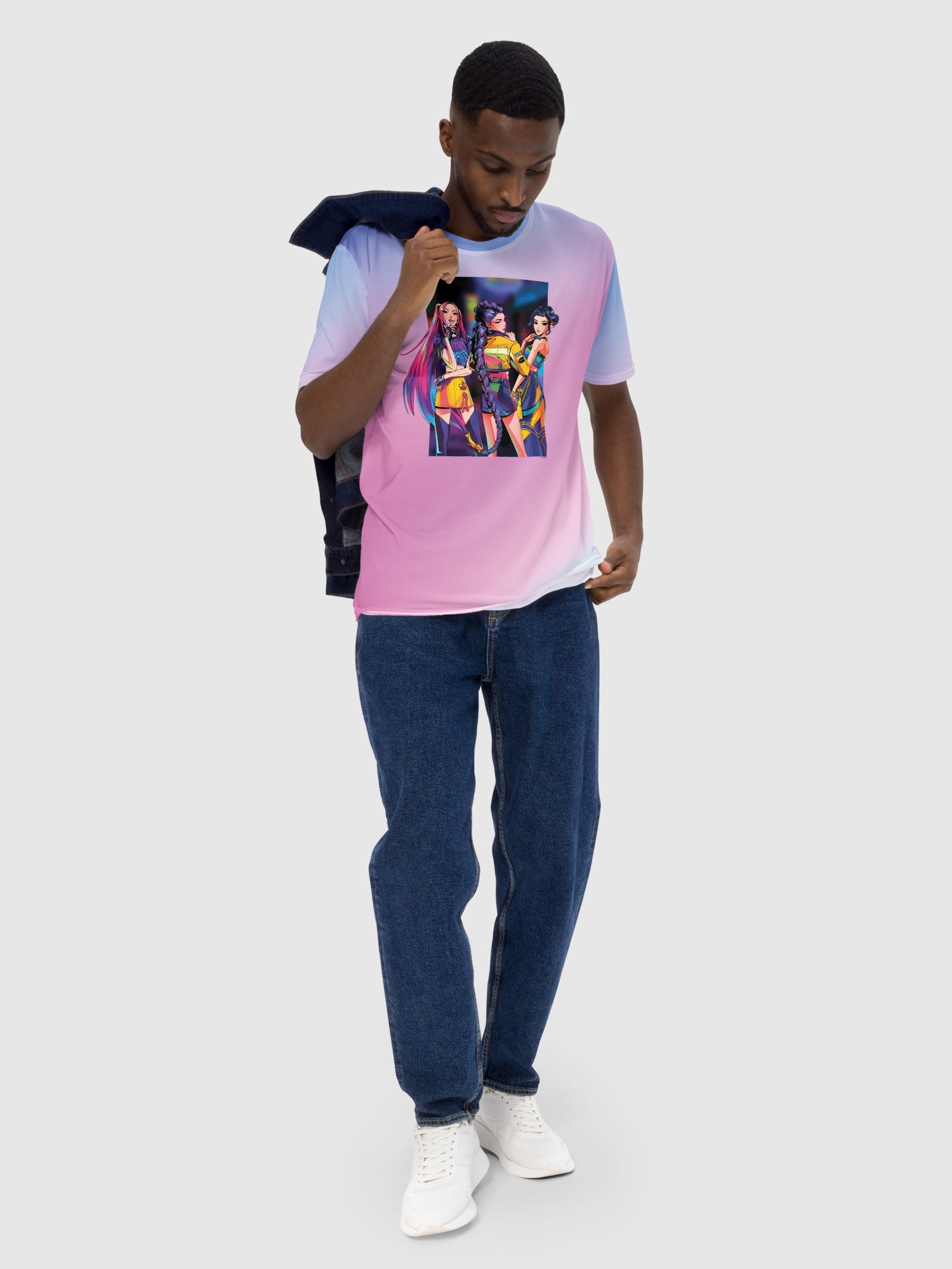 KPop Demon Hunters Adult T-Shirt HUNTR/X Electric Summer