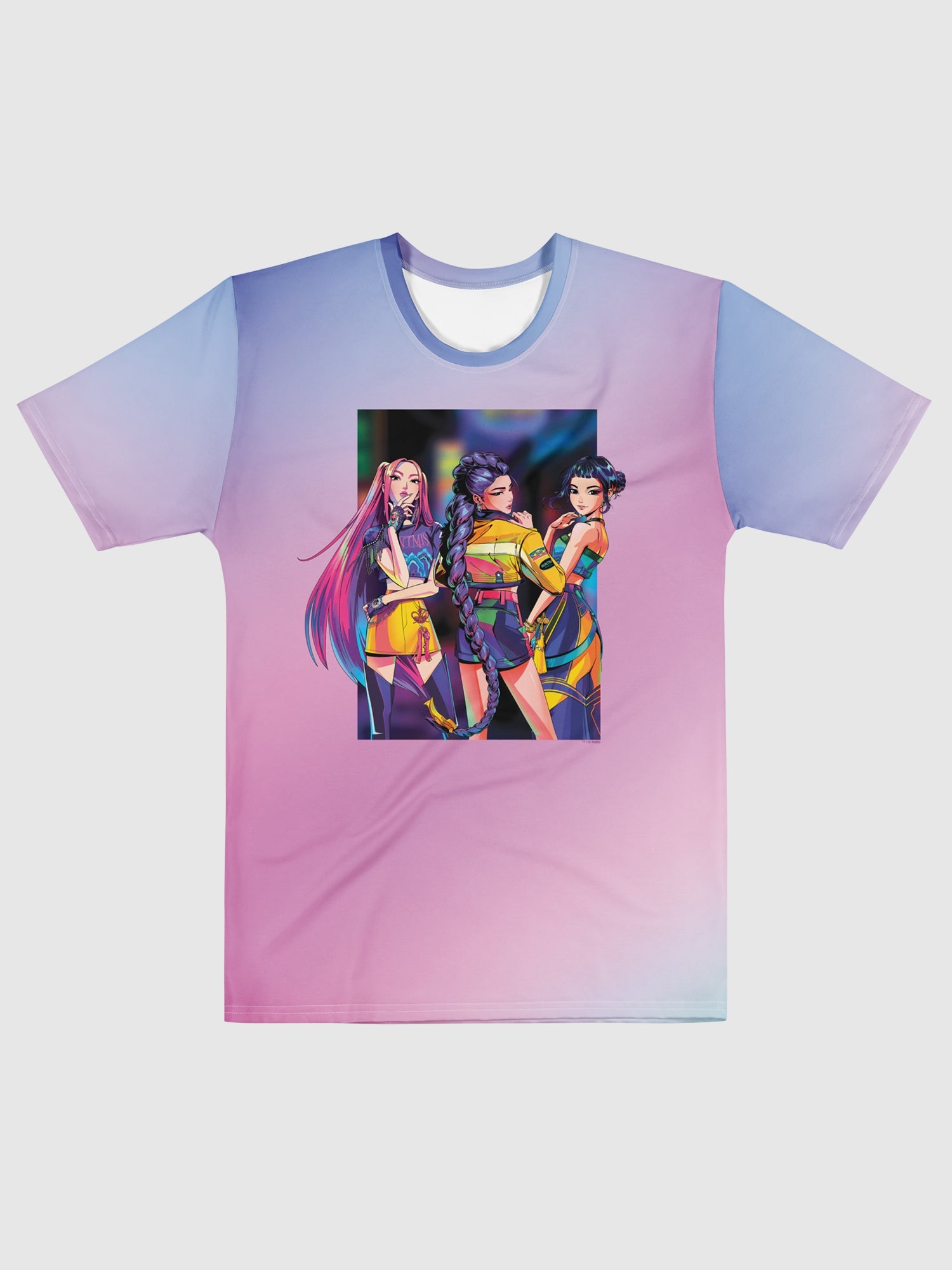 KPop Demon Hunters Adult T-Shirt HUNTR/X Electric Summer