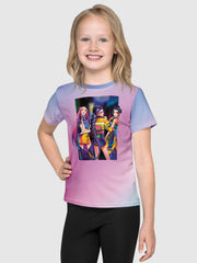 KPop Demon Hunters Kids T-Shirt HUNTR/X Electric Summer