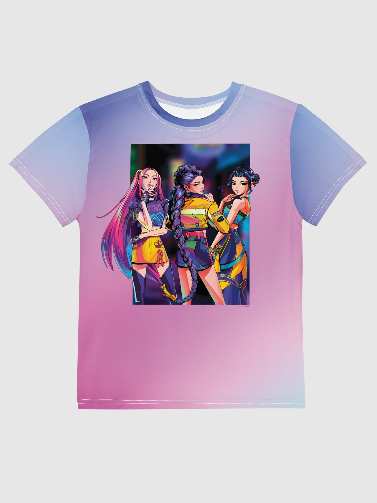 KPop Demon Hunters Youth T-Shirt HUNTR/X Electric Summer