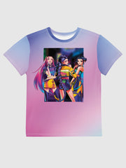KPop Demon Hunters Youth T-Shirt HUNTR/X Electric Summer