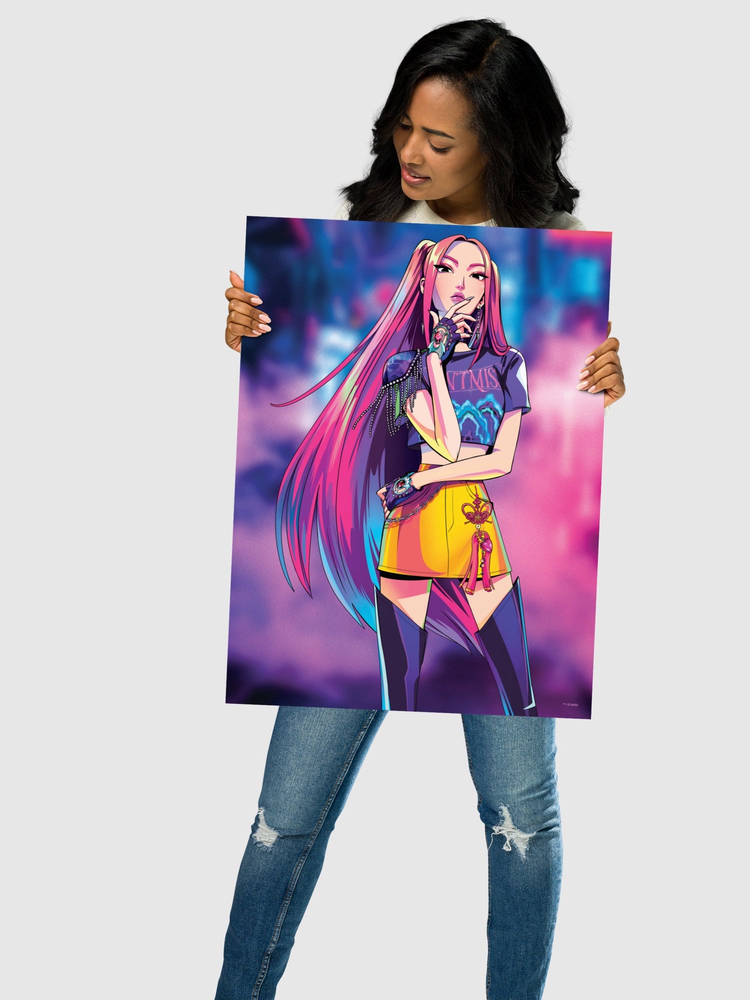 KPop Demon Hunters Poster Mira Electric Summer