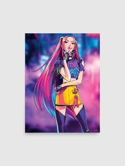 KPop Demon Hunters Poster Mira Electric Summer