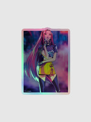KPop Demon Hunters Holographic Sticker Mira Electric Summer