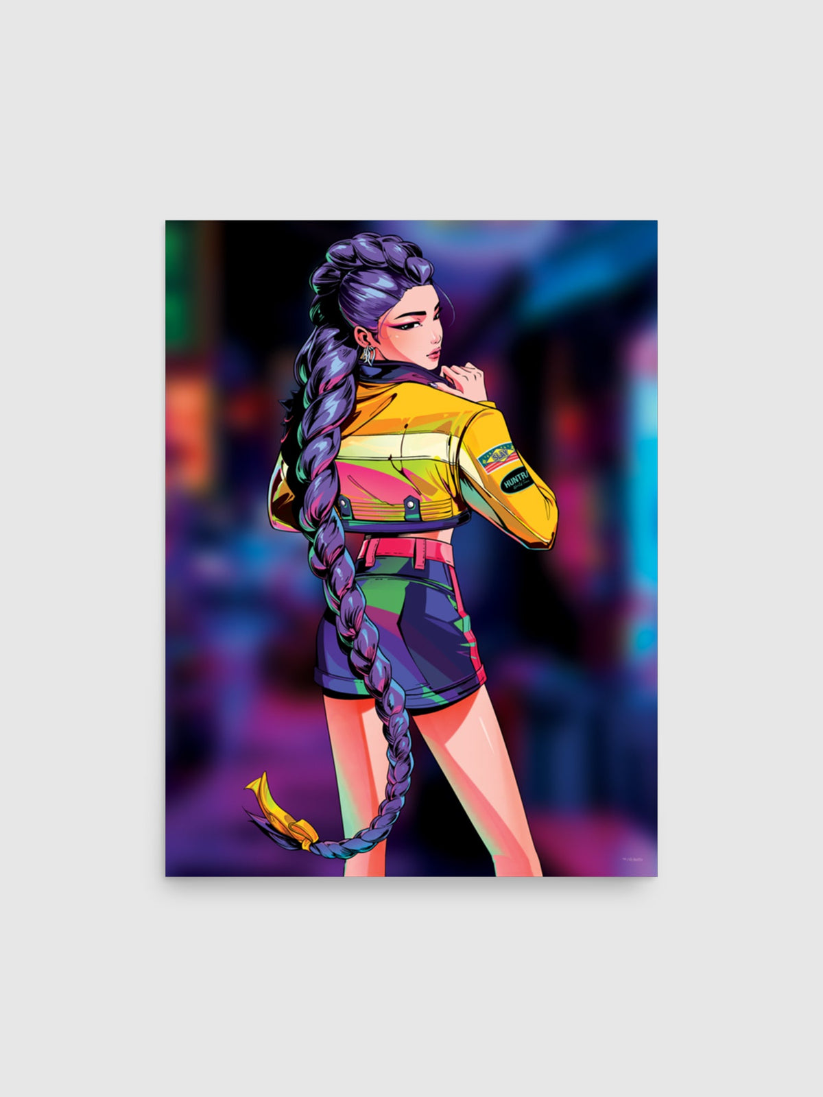 KPop Demon Hunters Poster Rumi Electric Summer