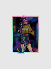 KPop Demon Hunters Holographic Sticker Rumi Electric Summer